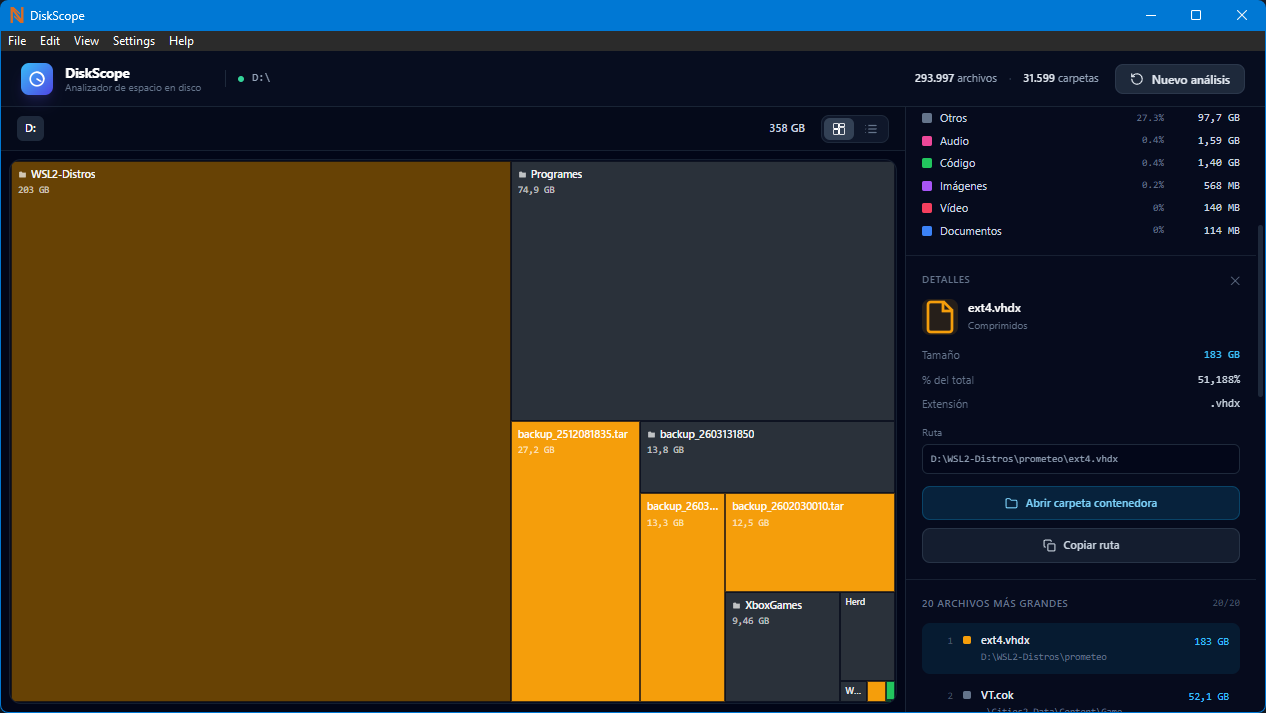 DiskScope screenshot 5