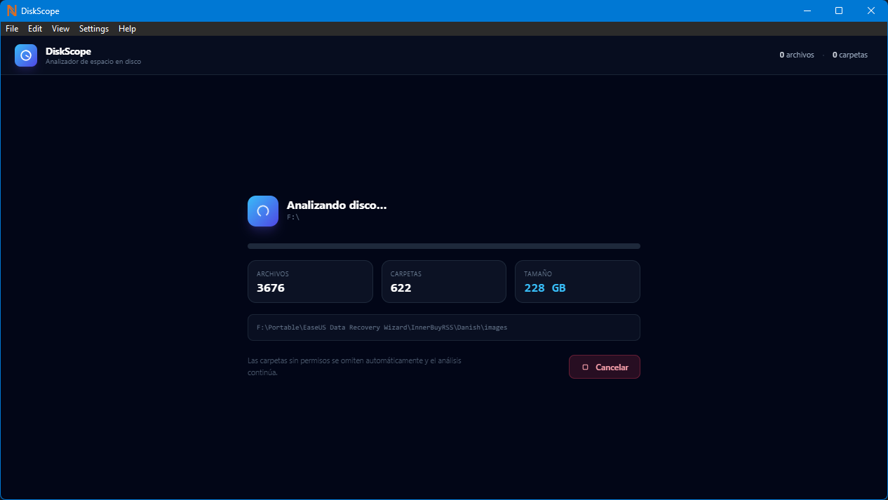 DiskScope screenshot 2