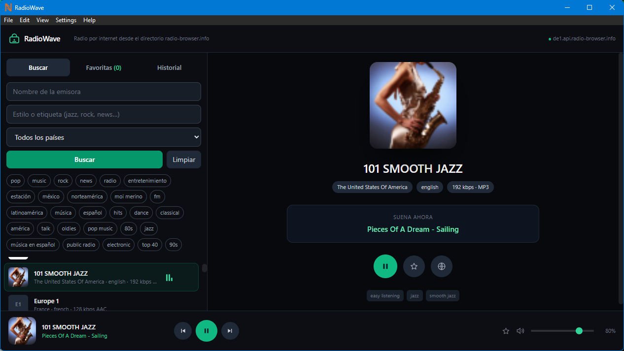 RadioWave screenshot 1