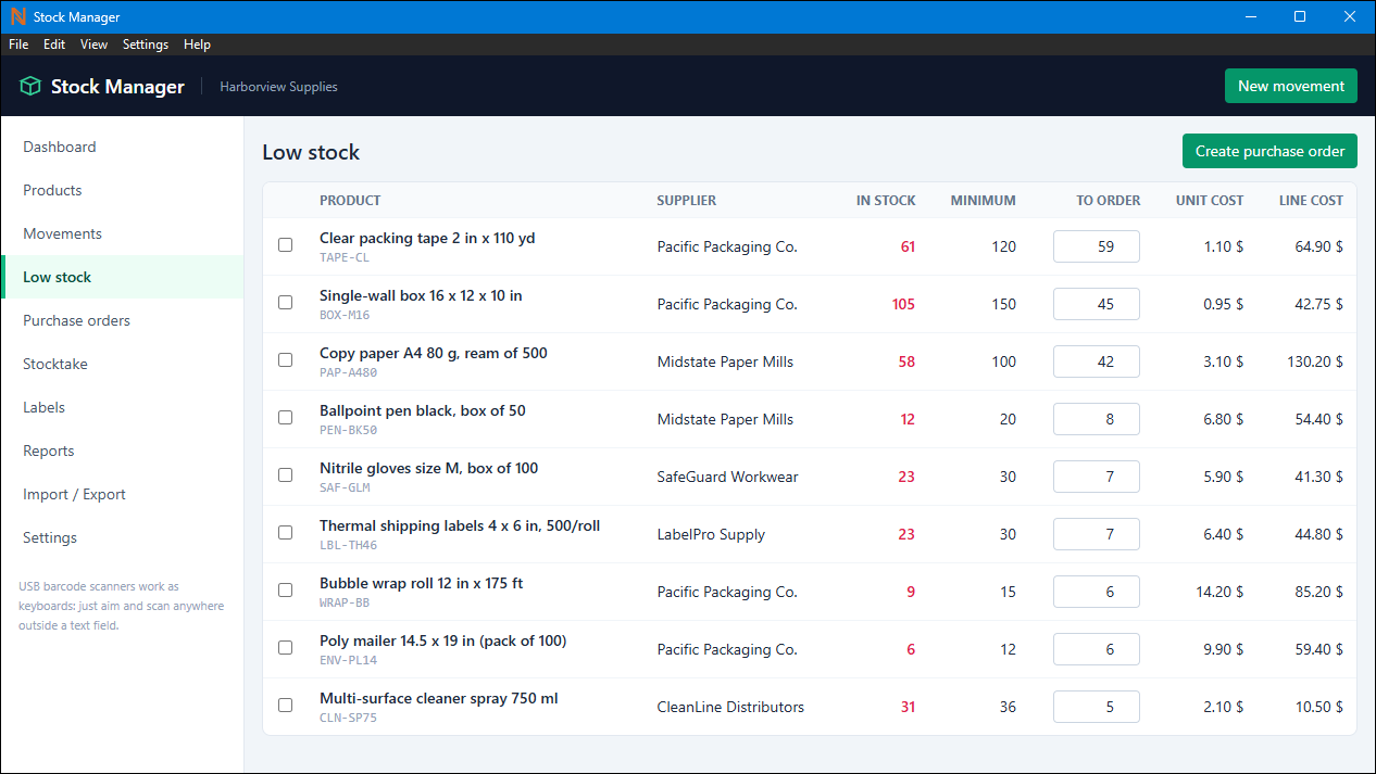 Stock Manager screenshot 3
