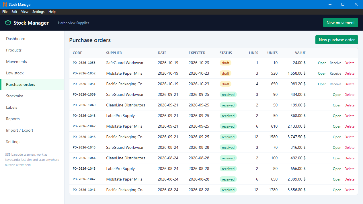Stock Manager screenshot 4