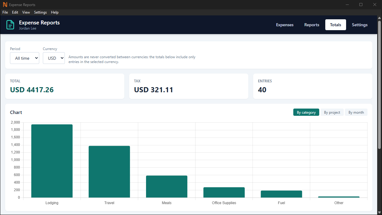 Expense Reports screenshot 3