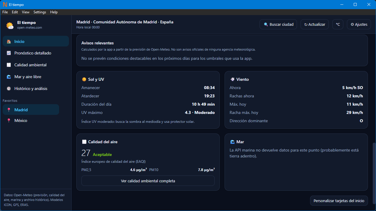 El tiempo screenshot 2
